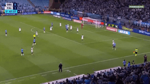 Gol de Amuzu contra o Palmeiras pelo Brasileirão 2025