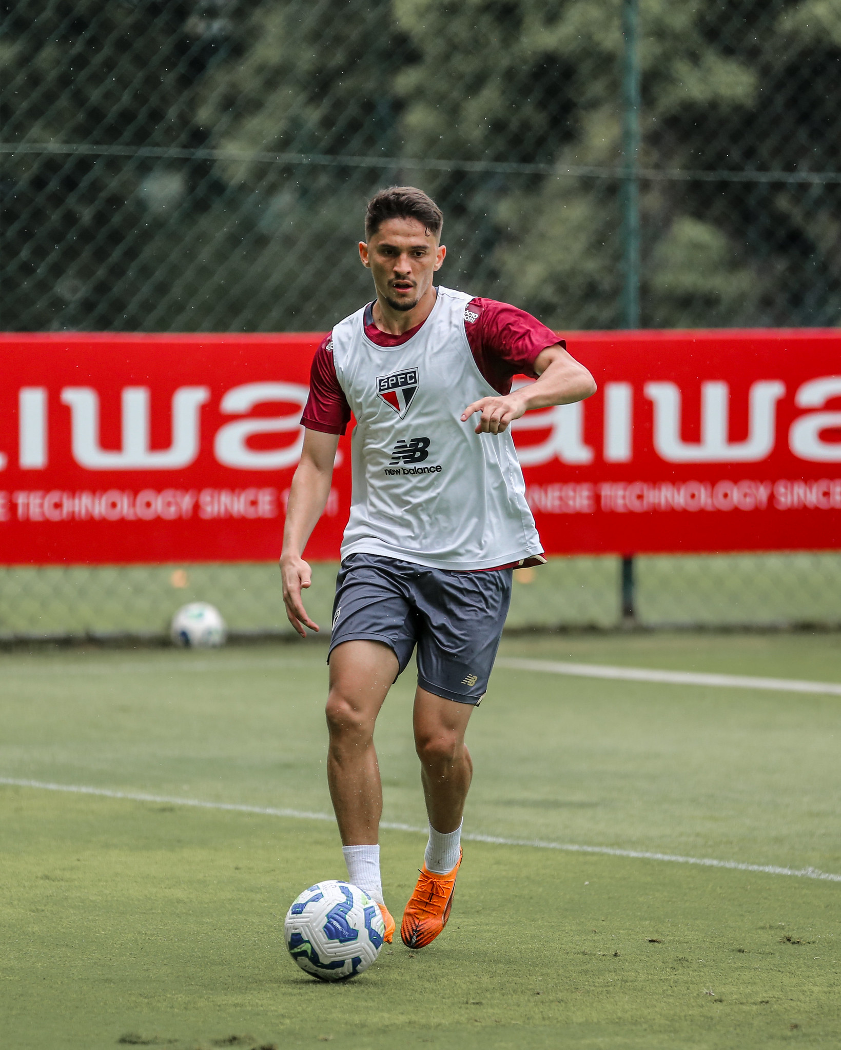 Pablo Maia durante treinamento do São Paulo no SuperCT
