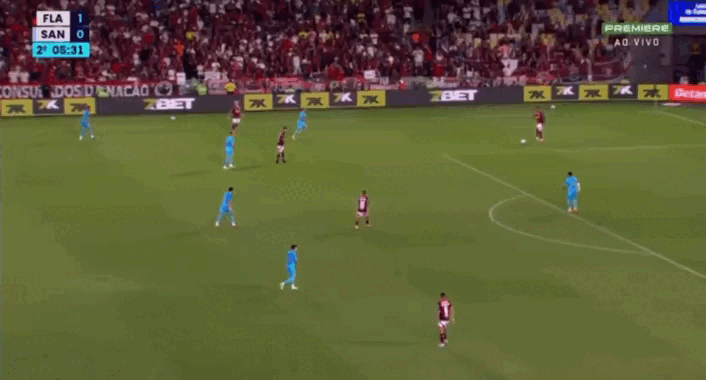 Gol Carrascal Flamengo x Santos