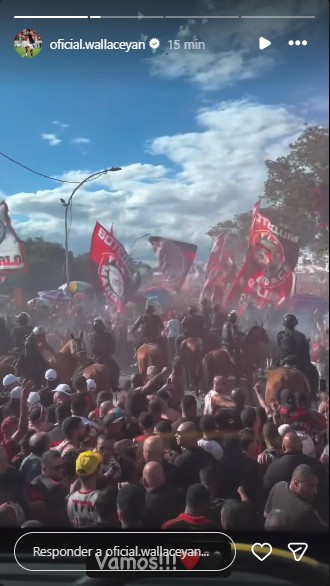 Wallace Yan registrou a festa da torcida do Flamengo no AeroFla