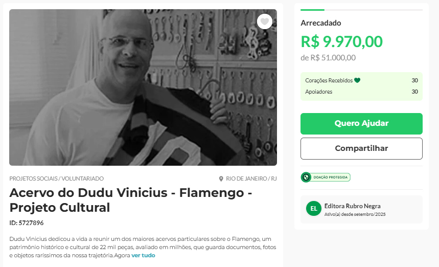 Campanha de arrecadação criada para compra do acervo de Eduardo Vinícius