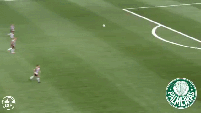 Allan fez o segundo gol do Palmeiras contra o Atlético-MG