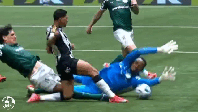 Rony teve gol anulado em Atlético-MG 0x3 Palmeiras no Brasileirão 2025