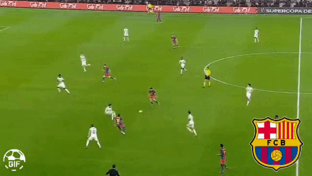 Gol Lewandowski em Barcelona x Real Madrid