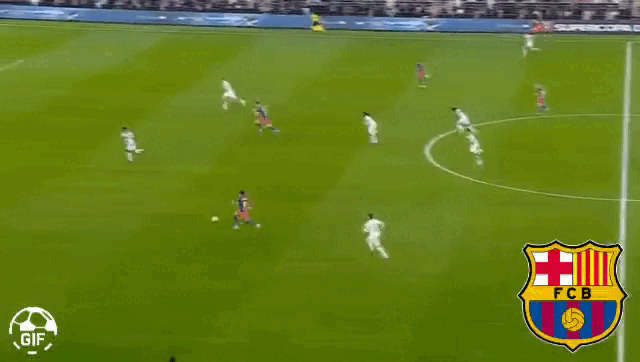 Raphinha recebe em liberdade, finaliza cruzado de perna esquerda e abre o placar no Barcelona x Real Madrid