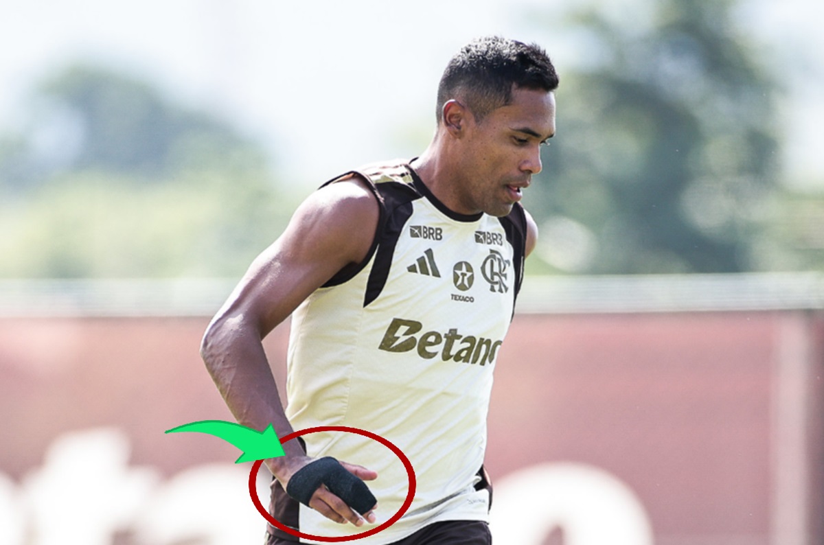 Alex Sandro sofre entorse no Flamengo; veja se é grave